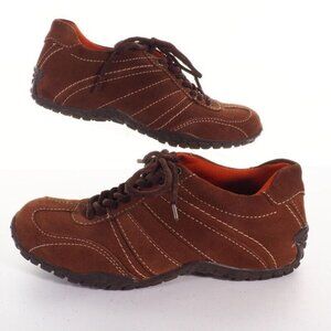 Union Bay Mens Size 9.5 Suede Sneaker Casual Leather Brown Lace up